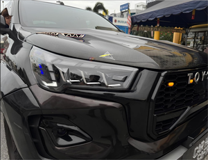 NUELEAD Nuevo Conjunto de Faros Delanteros y Bombillas de 12V de Alta Potencia con Luz Alta/Baja para Hilux 2021-2024 - Product Image 3