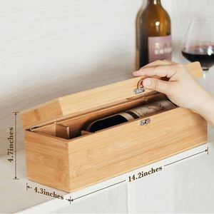 Simple <b>Wooden</b> Red <b>Wine</b> Packaging <b>Box</b> Red <b>Wine</b> <b>Box</b> Single <b>Wine</b> Storage <b>Box</b> Red <b>Wine</b> Opener <b>Gift</b> Packaging - Product Image 2