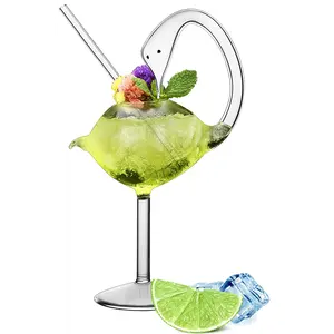 Bicchiere da Cocktail-bicchiere di cigno creativo bicchieri da bere gife di nozze per succo, Maritni, tequila, regali margarita