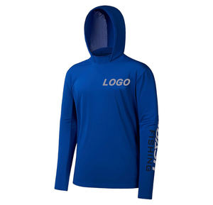 เสื้อยืดตกปลาระบายอากาศได้ดีสำหรับผู้ชายเสื้อตกปลา UPF50กันแดดป้องกันรังสียูวีพิมพ์ซับลิเมชันออกแบบได้ตามต้องการ - Product Image 3