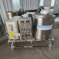 Pasteurisateur 100/150/200/300/500/1000 Litres, Pasteurisateur de Lait, Petite Machine de Pasteurisation de Jus avec Fonction de Refroidissement