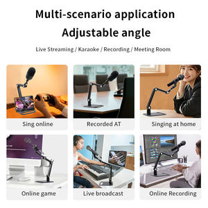 Support <span class=keywords><strong>de</strong></span> Microphone <span class=keywords><strong>de</strong></span> <span class=keywords><strong>Bureau</strong></span> Professionnel pour Studio, Commande en Gros, Logo Personnalisé, pour Podcast, MCN, <span class=keywords><strong>Bureau</strong></span>, Entreprise - Product Image 3