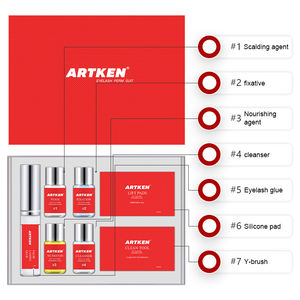 Kit de elevación de pestañas de queratina coreana vegana profesional para principiantes, Kit de elevación de pestañas seguro y efectivo con herramientas, <span class=keywords><strong>Curlin</strong></span> de pestañas mejorado - Product Image 2