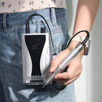 IKSBEAUTY perceuse à ongles Rechargeable professionnelle 40000 tr/min lime à ongles électrique pour la mise en forme enlever pour la manucure à la maison et au Salon