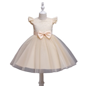 Phong Cách Châu Âu Một Năm Bé Bên Dresses Hoa Cô Gái Phù Dâu Váy Mẫu Bé Gái Váy Thiết Kế Cho Sinh Nhật - Product Image 1