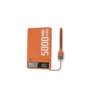 <span class=keywords><strong>Batterie</strong></span> <span class=keywords><strong>externe</strong></span> USB semi-solide <span class=keywords><strong>avec</strong></span> support, 20W, triple charge, affichage numérique, une puce, fonction de support - Product Image 6