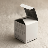 Boîte à cosmétiques personnalisée avec fermeture automatique, papier coton, feuille holographique, emballage de rouge à lèvres en carton