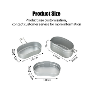 Olla de Camping Compatible con Todo Tipo de Combustible, de Acero Inoxidable, Ligera, de Aluminio, para Picnic, Senderismo y Supervivencia - Product Image 3