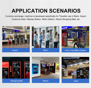 Kiosque de paiement de factures avec recycleur de billets, guichet automatique de <span class=keywords><strong>dépôt</strong></span> et de retrait d'espèces, machine ATM de change multi-devises avec distributeur et accepteur de billets - Product Image 5