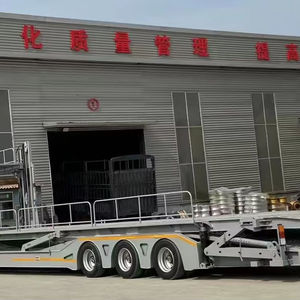 Steel <b>Car</b> Transport Semi-<b>Trailer</b> with 12r22.5 Tyre Axle Carrier <b>Trailer</b> for Truck <b>Trailers</b> - Product Image 2