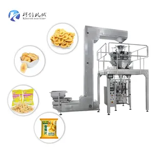 Machine automatique d'emballage de chips Machine d'emballage de chips de pommes de terre frites Ligne de production