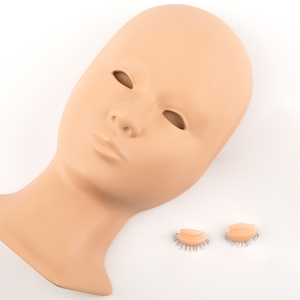 Wholesale Teaching Silicone Practice Eyebrow Eyelash Extension <strong>Training</strong> <strong>Head</strong> Mannequin <strong>Head</strong> - Product Image 3