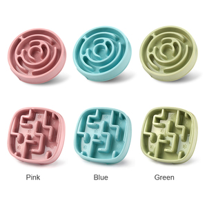 Plat carré <span class=keywords><strong>pour</strong></span> animaux de compagnie à alimentation lente Construction en silicone Conception <span class=keywords><strong>anti</strong></span>-vomi Base sans pointe <span class=keywords><strong>pour</strong></span> manger rapidement Chiens Chats <span class=keywords><strong>Bol</strong></span> <span class=keywords><strong>pour</strong></span> animaux de compagnie - Product Image 6