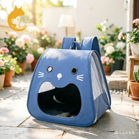 Sac à dos de transport pour animaux de compagnie réglable, durable et de haute qualité pour chiens et chats, avec fenêtre transparente, panneaux en maille respirante, en tissu Oxford, grande taille
