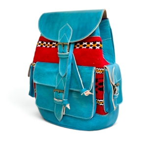 Boho Faux Leather National Women <b>Backpack</b> Geometric Pattern Lock Flap Rucksack Shoulder Bag <b>for</b> Daily Travel - Product Image 1