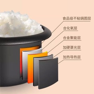 Cuiseur à riz Midea 5L en acier inoxydable avec cuve antiadhésive, multifonction, électrique, pour la cuisine à domicile - Product Image 5