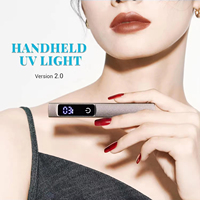 Sèche-ongles professionnel USB rechargeable en gros Mini lampe à ongles UV portable avec affichage LED