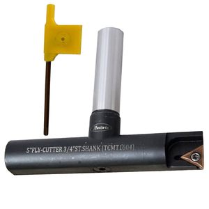 Juego de 5 fresas de carburo de un solo filo con vástago recto de 3/4 pulgadas para centro de mecanizado CNC - Product Image 3