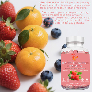 Custom Branded Happy Flow PMS Gummies with Cranberry Extract & Chasteberry Extract Promote Menstrual Comfort Female - Product Image 5