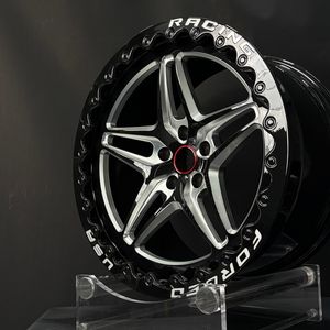 Rueda Forjada Beadlock de 17 y 18 Pulgadas, 5x120.65, 5x4.75, 5x112, 5x114.3, Estilo Soldado, para Carreras de Drag, para Camaro C5 C6 Chevrolet Corvette - Product Image 3