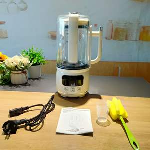 Nouveau Blender Silencieux 1.2L Multifonctionnel avec Fonction Chauffante, Machine à Lait de Soja Entièrement Automatique, Extracteur de Jus et Préparateur de Repas pour Bébé - Product Image 5