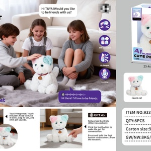 Juguete Inteligente con IA Deepseek, Cachorro de Peluche que Mueve la Cola y Parpadea con Sonido, Juguete Interactivo con Voz Tamagotchi, Regalo para Niñas - Product Image 5
