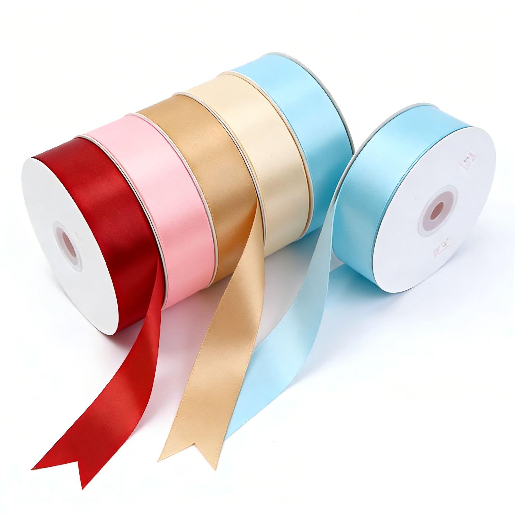 Decorative Ribbon Birthday Wedding Party Gift Box Packaging Handmade DIY Bow Ribbon Roll 100% Polyester