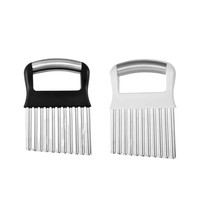 Nieuwe Product Ideeën 2026 Crinkle Cutter Roestvrij Staal Aardappel Wortel Chip Groente Crinkle Gegolfde Snijder Snijder Friet Snijder
