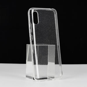 Coque transparente pour Xiaomi <span class=keywords><strong>Redmi</strong></span> <span class=keywords><strong>9A</strong></span>, étui de téléphone en tpu en silicone brillante, avec design de feuille d'argent - Product Image 6
