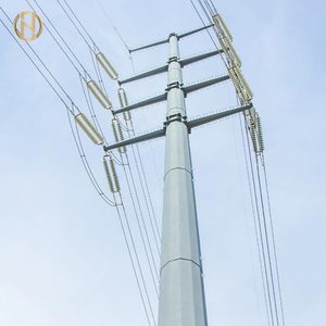 <span class=keywords><strong>Poste</strong></span> Tubular Telescópico de Acero para Líneas de Transmisión Eléctrica, Postes Metálicos - Product Image 3