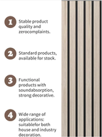 Panneau mural acoustique en bois MDF ignifuge, 0,9 mm, réduction du bruit, décoration flexible pour chambre à coucher, hôtel