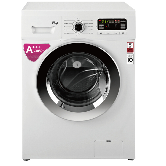 Washing Machine Front Loading Fully Automatic Washing Machine White with Classic AttractIve Design