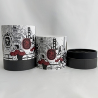 Tube en carton biodégradable de haute qualité, recyclable, écologique, personnalisé et fait main, vente en gros Rical Keung RK-0007