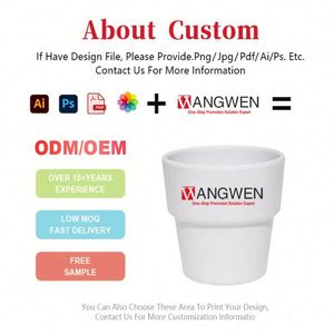 Wholesale 310ml <b>Large</b> Capacity Ice Plain White Ceramic Hotel Latte <b>Cup</b> Coffee Tumbler Mug - Product Image 4