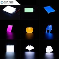 Plaque de guidage lumineux microstructurenée double face pour rétroéclairage LED de cuisinière à riz, panneau d'affichage LED Rina Tech