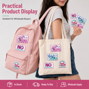 Pronte per la Spedizione: Toppe Ricamate con Citazioni Divertenti e Scritte Audaci, Distintivi all'Ingrosso per Ragazze, Ragazzi e Mamme, Applicazioni Termoadesive per Cappelli - Product Image 5