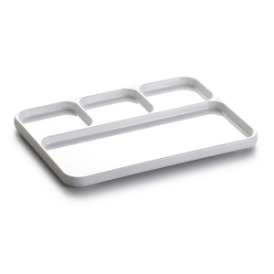 Vente en gros <span class=keywords><strong>plat</strong></span> de restauration <span class=keywords><strong>rapide</strong></span> en mélamine blanc à 4 compartiments pour restaurant divisé - Product Image 3