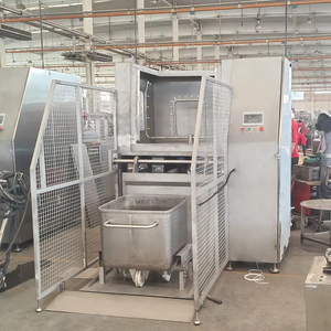 Chariot de lavage industriel SUS304 200L pour viande et saucisses, équipement de nettoyage, chauffage à la vapeur, chariot à viande, trémie, <span class=keywords><strong>machine</strong></span> à laver - Product Image 2