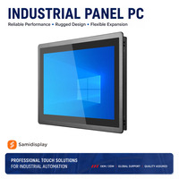 PC tout-en-un embarqué avec écran tactile capacitif 13,3 pouces 16:9 1920x1080 J1900 i3 i5 i7 3-12Gen IP65