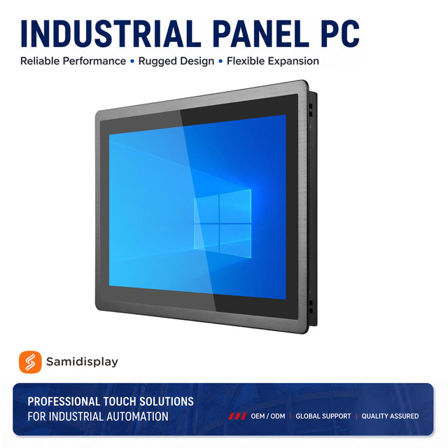 13.3 Inch 16:9 19201080 J1900 i3 i5 i7 3-12Gen IP65 Capacitive Touch Screen Embedded All In One Panel PC