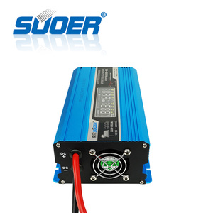 Convertisseur de courant hors réseau <span class=keywords><strong>Suoer</strong></span> 12V 220V <span class=keywords><strong>1500W</strong></span> à onde sinusoïdale modifiée, affichage LED, monophasé, fréquence de sortie 50Hz/60Hz, 30A, OEM accepté - Product Image 2