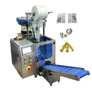 Auto vibration plate automatic button nail nut bolt screw counting packing machine colloidal particle packing machine