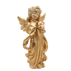 Estatua de diosa del Ángel de estilo europeo, armario de vino, escultura de resina, regalo de casa, librería, decoración