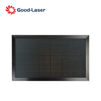 Nouvelle table de travail pour machine de découpe laser Good-Laser 300x500mm en plaque de fer galvanisé alvéolée avec garantie d'un an