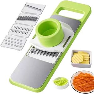 Mandoline à légumes avec 4 lames pour usage en cuisine - Product Image 1