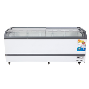 カーブドガラスドアアメリカ製冷蔵庫フロストフリーチェストスーパーマーケット - Product Image 2