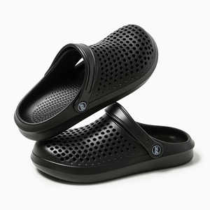 <b>Clogs</b> Breathable Round Toe Flat Outdoor Beach Shoes For <b>Men</b> Women Sport Style Medium Thickness 4cm Heel - Product Image 2