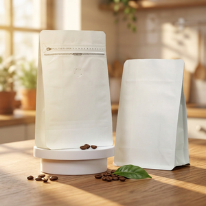 Bolsas para Granos de Café a Prueba de Humedad con Válvula, Ecológicas, de Fondo Plano, Resistentes y de Alta Calidad, 125g 250g 500g 1000g, 50 Unidades, Disponibles - Product Image 2