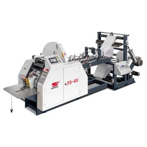 JYD COMPUTER TYPE High speed automatic kraft gift food paper carry sharp v bottom bag making machine