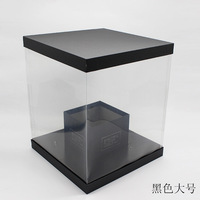 Boîte à cadeaux transparente pliable personnalisée pour mariage, fête, emballage de cadeaux, bonbons, fleurs